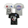 thumbnail image 1 of NASA Space Astronaut Big Boys 3 Pack Pullover T-Shirts Toddler to Big Kid, 1 of 5
