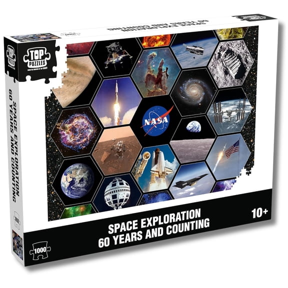 NASA Space Exploration 60 Years and Counting 1000 Piece Jigsaw Puzzle