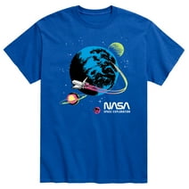 NASA T-Shirt Walking Astronauts in Space Mars - Walmart.com
