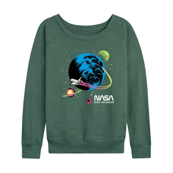 NASA - Space Exploration - Women's Lightweight French Terry Long Sleeve Shirt