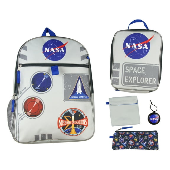 NASA Space Explorer Backpack 5 PC Set 16"