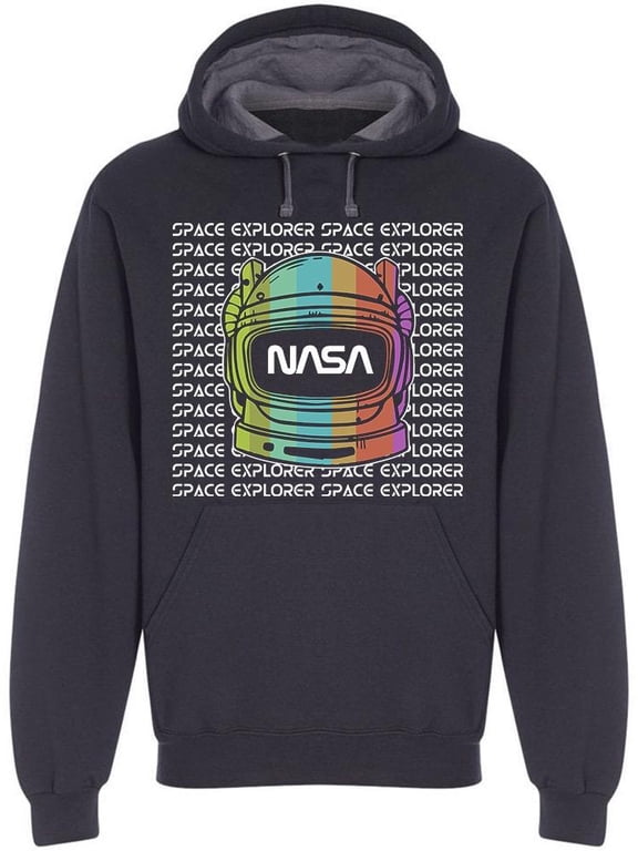 Space Explorer Of The Nasa Men Hoodie, Male 3X-Large