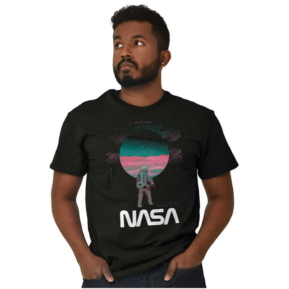 NASA Space Force Planet Mars Mission Men's Graphic T Shirt Tees Brisco Brands X