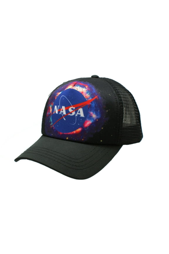 Space Galaxy 5 Panel Poly Foam Mesh Back Trucker Style Sublimation Hat