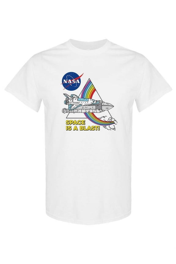Space Is A Blast! T-Shirt Men -NASA Designs, Male Small