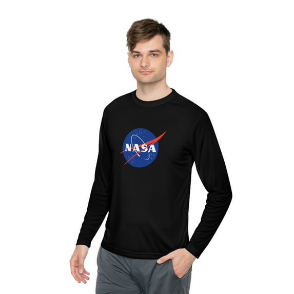 NASA Space Lightweight Long Sleeve Tee | NASA Top Trends | Space Long Sleeve Tee | Space Lover Long Sleeve Tee | Astronomy gifts | School