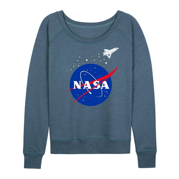 NASA - Space Ship - Women's Lightweight French Terry Long Sleeve Shirt