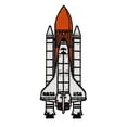 thumbnail image 1 of NASA Space Shuttle Embroidered Iron-on Patch | Clayton Jewelry Labs, 1 of 5