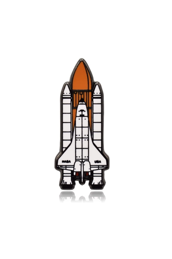 NASA Space Shuttle Hard Enamel Pin | Clayton Jewelry Labs