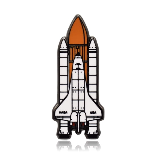 NASA Space Shuttle Hard Enamel Pin | Clayton Jewelry Labs