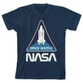 thumbnail image 1 of NASA Space Shuttle Launch Youth Boys Navy Blue Graphic T-Shirt-Small, 1 of 3