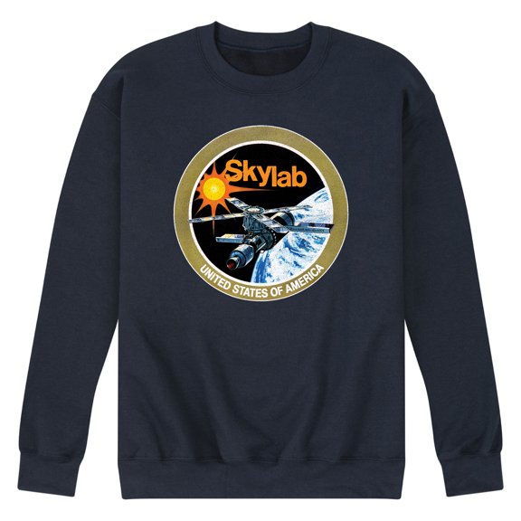 NASA - Space Shuttle Logo - Men's Crew Neck Fleece Pullover