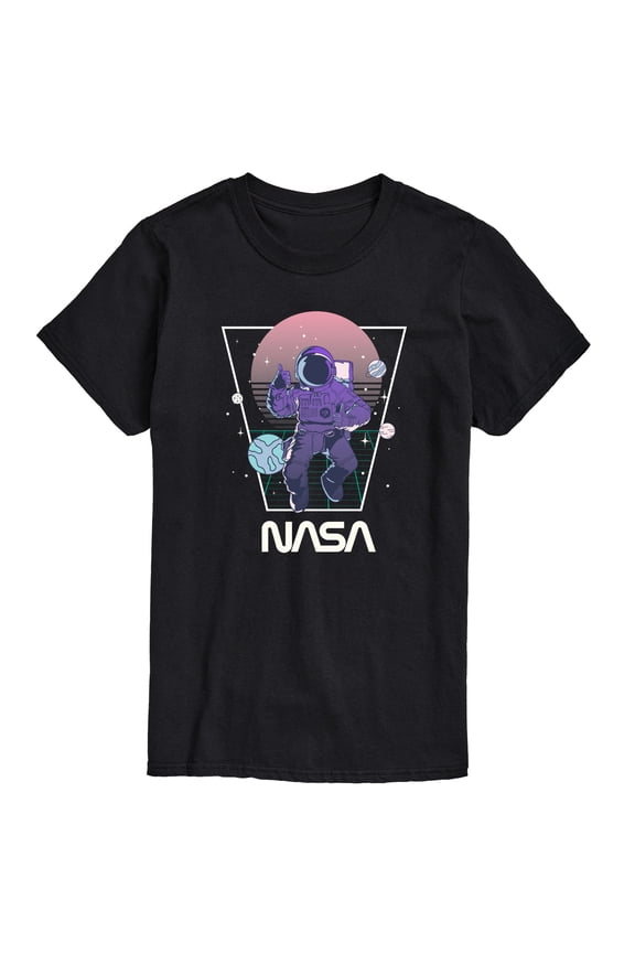 - Space Shuttle Logo - Men's Short Sleeve Graphic T-Shirt