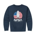 thumbnail image 1 of NASA - Space Shuttle Logo -Toddler And Youth Crewneck Fleece Sweatshirt, 1 of 5