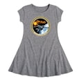 thumbnail image 1 of NASA - Space Shuttle Logo - Toddler And Youth Girls Fit And Flare Dress, 1 of 1