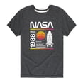 thumbnail image 1 of NASA - Space Shuttle Logo - Toddler And Youth Short Sleeve Graphic T-Shirt, 1 of 5