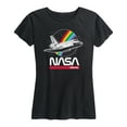 thumbnail image 1 of NASA - Space Shuttle Logo - Women's Short Sleeve Graphic T-Shirt, 1 of 5