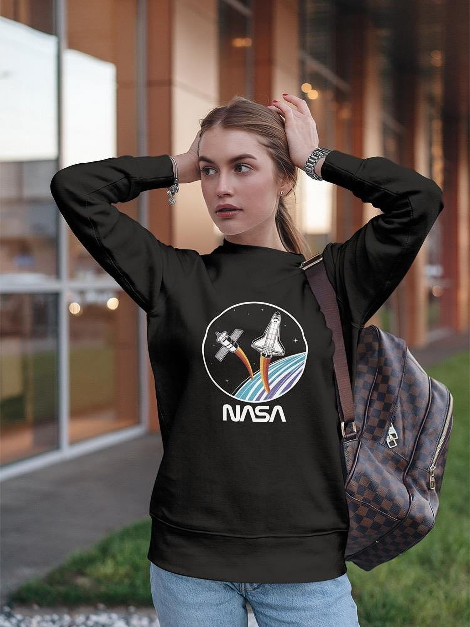 NASA Spacecraft And Satellite Sweatshirt Women -NASA Designs, Female 3X ...