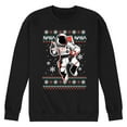 thumbnail image 1 of NASA - Spaceman Ugly Christmas Sweater - Men's Crew Neck Fleece Pullover, 1 of 5