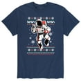 thumbnail image 1 of NASA - Spaceman Ugly Christmas Sweater - Men's Short Sleeve Graphic T-Shirt, 1 of 5