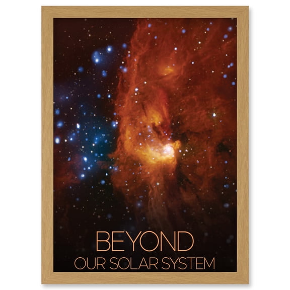 NASA Spitzer Space Telescope Milky Way RCW 108 Poster Artwork Framed Wall Art Print A4