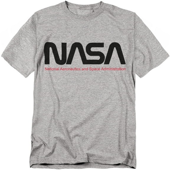 NASA T-Shirt Insignia Grey Unisex Graphic Tee for Men & Women