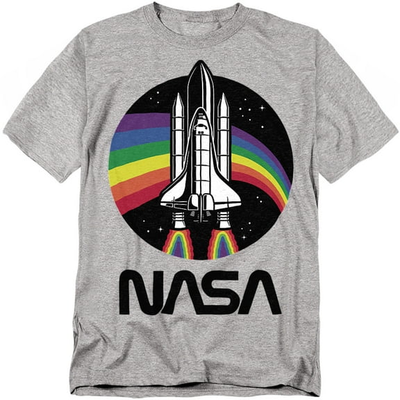 NASA T-Shirt Rainbow 2 Unisex Graphic Tee for Men & Women