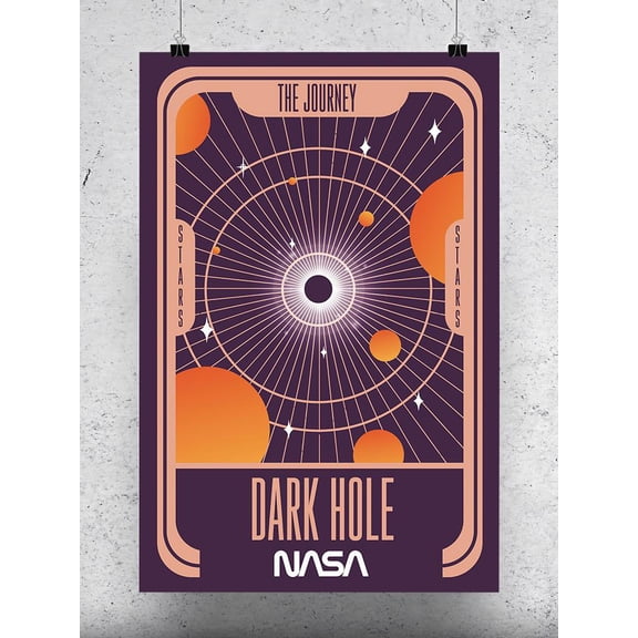 NASA The Journey Tarot Card Poster - NASA Designs,