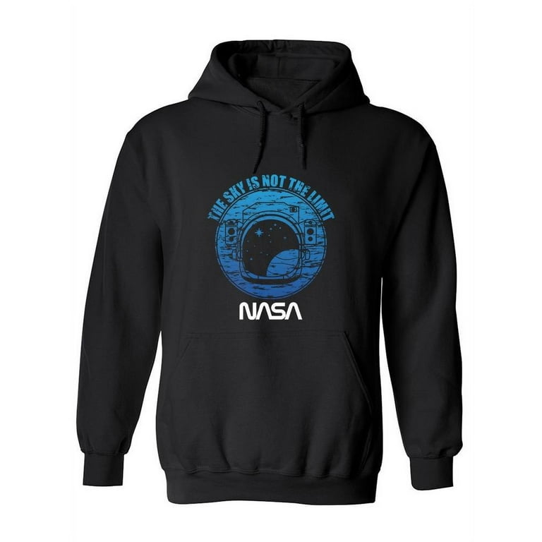 NASA The Sky Is Not The Limit Hoodie Men NASA Designs Male Large