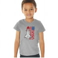thumbnail image 1 of NASA USA Flag Shuttle Kids T Shirt (3) for Toddler Boys and Girls, Athletic Heather, 1 of 5