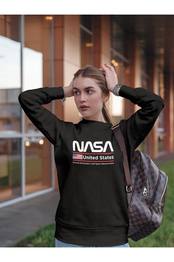 United States Nasa Sweatshirt Women -NASA Designs, Female 4X-Large