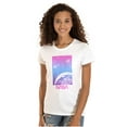 thumbnail image 1 of NASA Vaporwave Gradient Space Galaxy Women's Plus Size Shirt Brisco Brands 3X, 1 of 5