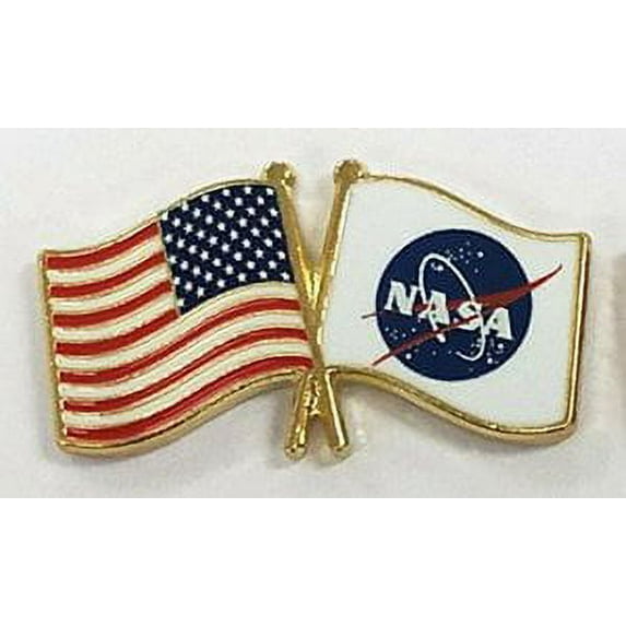 NASA Vector USA Flag Lapel Pin