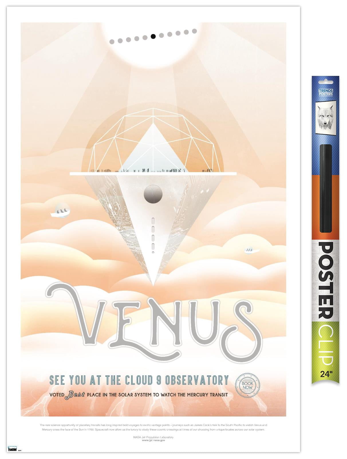 NASA - Venus Travel Poster Wall Poster, 22.375" x 34"
