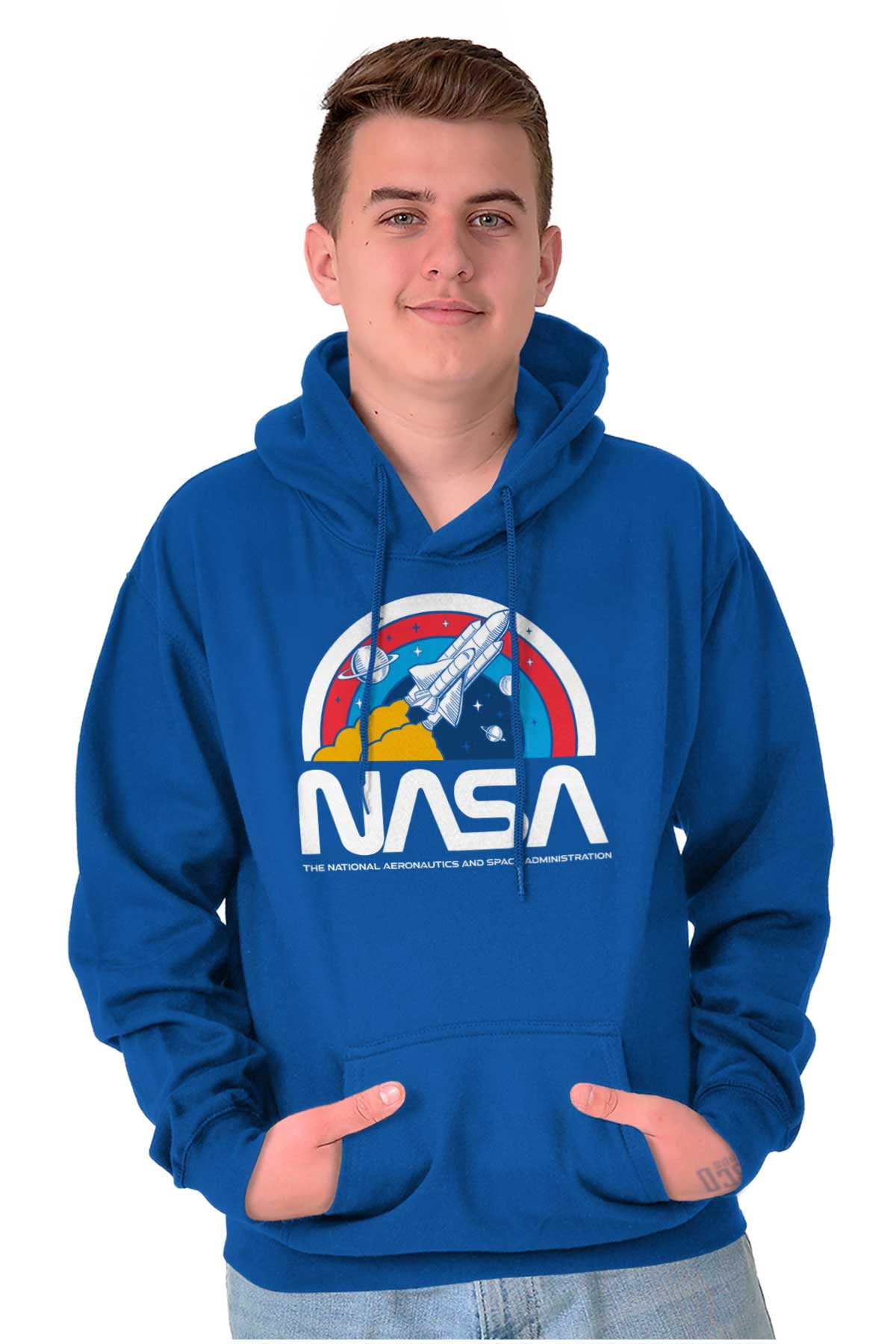 NASA Vintage Retro Space Shuttle Hoodie Sweatshirt Women Men Brisco ...