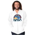 thumbnail image 1 of NASA Vintage Retro Space Shuttle Zip Up Hoodie Men's Women's Brisco Brands L, 1 of 6