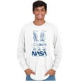 thumbnail image 1 of NASA Vintage Worm Logo Space Shuttle Long Sleeve TShirt Men Women Brisco Brands M, 1 of 6