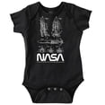 thumbnail image 1 of NASA Vintage Worm Logo Space Shuttle Romper Boys or Girls Infant Baby Brisco Brands 12M, 1 of 7