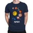 thumbnail image 1 of NASA Watercolor Planets T-Shirt Men, 1 of 3