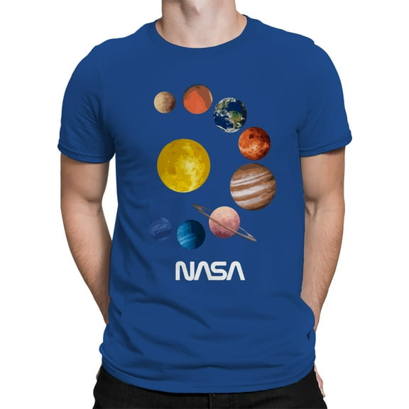 NASA Watercolor Planets T-Shirt Men