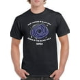 thumbnail image 1 of NASA What Happens In Black Hole T-Shirt Men -NASA Designs, Male x-Large, 1 of 4