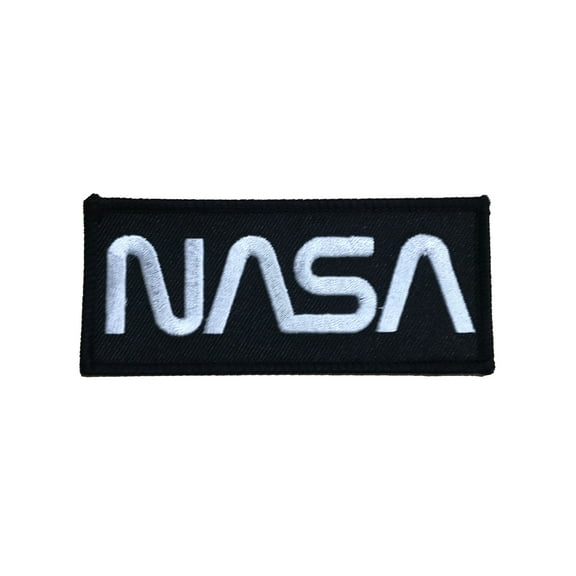 NASA White Logo Patch