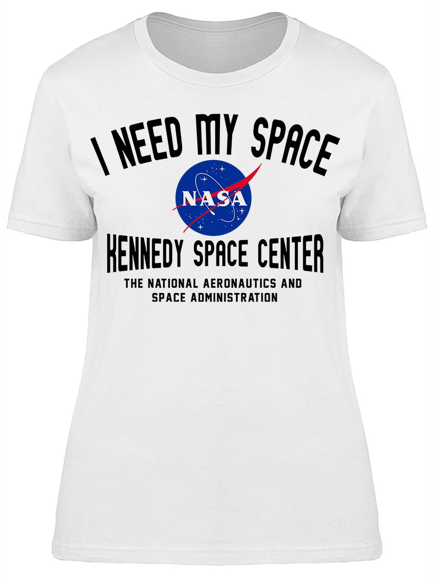NASA Womens Graphic Tee White - I Need My Space 100% Cotton Regular Fit ...