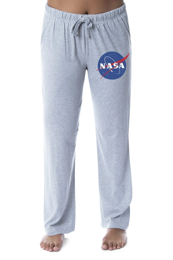 NASA Womens' Space Logo Icon Sleep Pajama Pants Loungewear