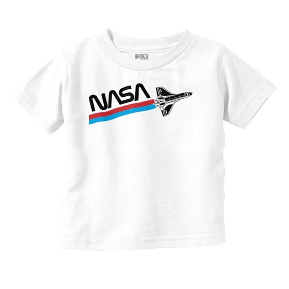NASA Worm Logo American Space Shuttle Toddler Boy Girl T Shirt Infant Toddler Brisco Brands 4T