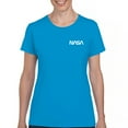 thumbnail image 1 of NASA Worm Logo Crest T-Shirt Astronaut Space Mars Souvenir Emblem Women's Tee, 1 of 7
