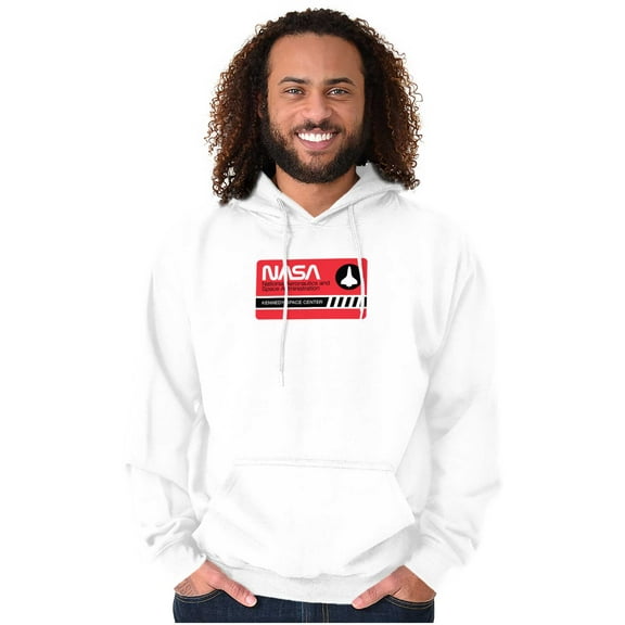 NASA Worm Logo Kennedy Space Center Hoodie Sweatshirt Women Men Brisco Brands M