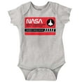 thumbnail image 1 of NASA Worm Logo Kennedy Space Center Romper Boys or Girls Infant Baby Brisco Brands 12M, 1 of 5