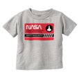 thumbnail image 1 of NASA Worm Logo Kennedy Space Center Toddler Boy Girl T Shirt Infant Toddler Brisco Brands 7T, 1 of 4
