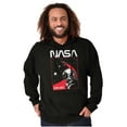 thumbnail image 1 of NASA Worm Logo Outer Space Astronaut Hoodie Sweatshirt Women Men Brisco Brands S, 1 of 6